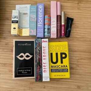 Lips and Lashes Bundle! Brand new 9 lippies and 3 mascaras - 7 FULL SIZE